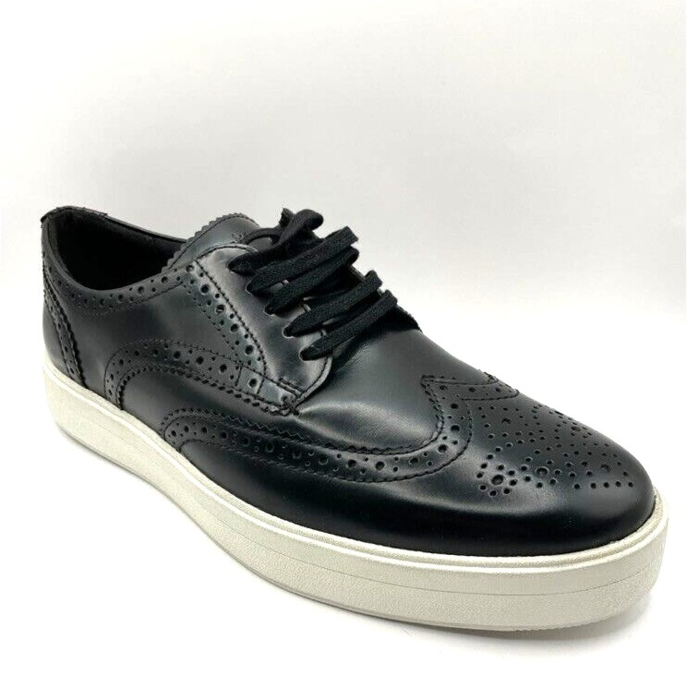 Clarks Hero Limit Men's Size US 7.5M Black Leather Wingtip Sneaker NWOB
